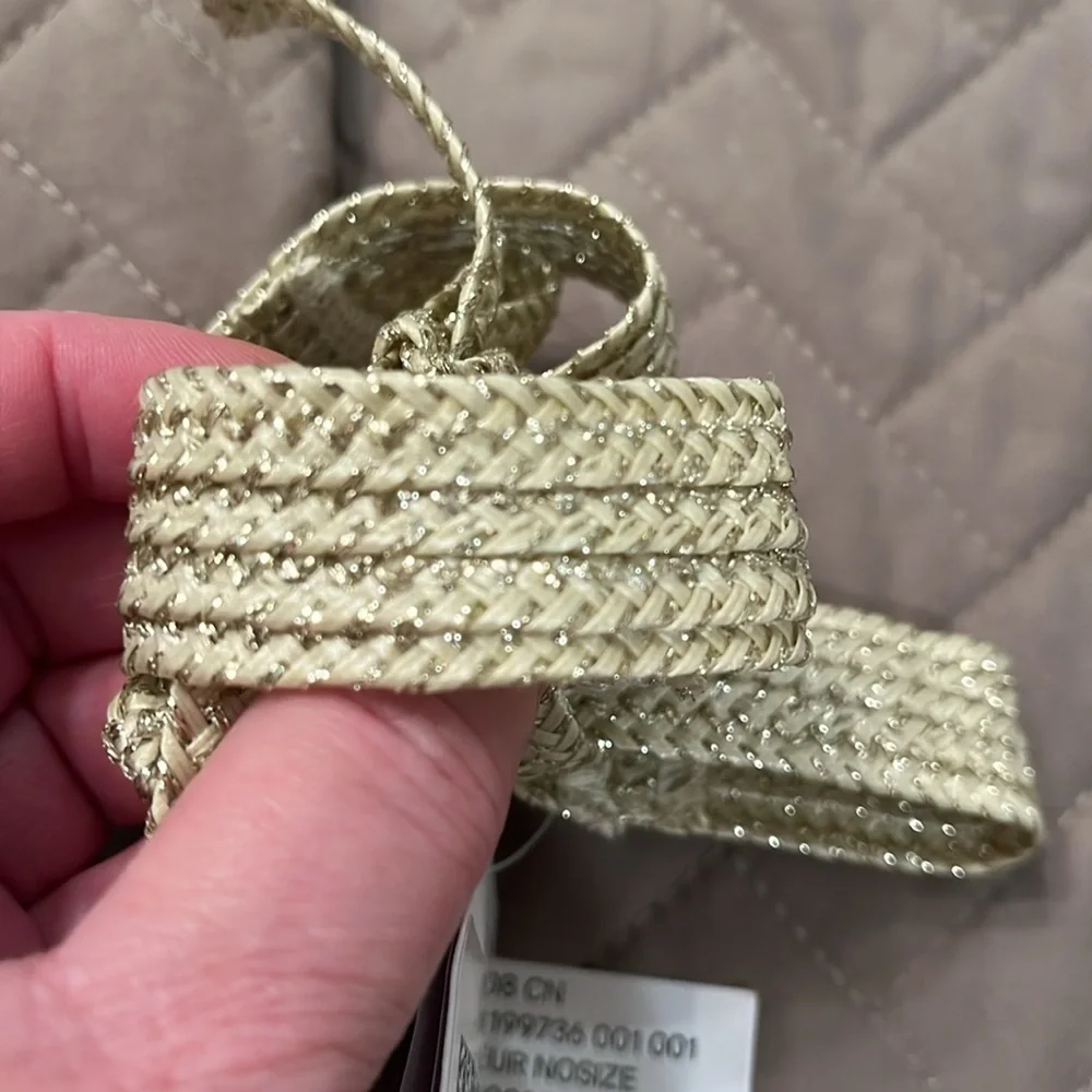 H&M 4-pack Glittery Napkin Rings / NWT